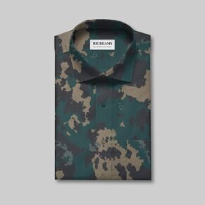 Army Military Multicolor Printed Fabric